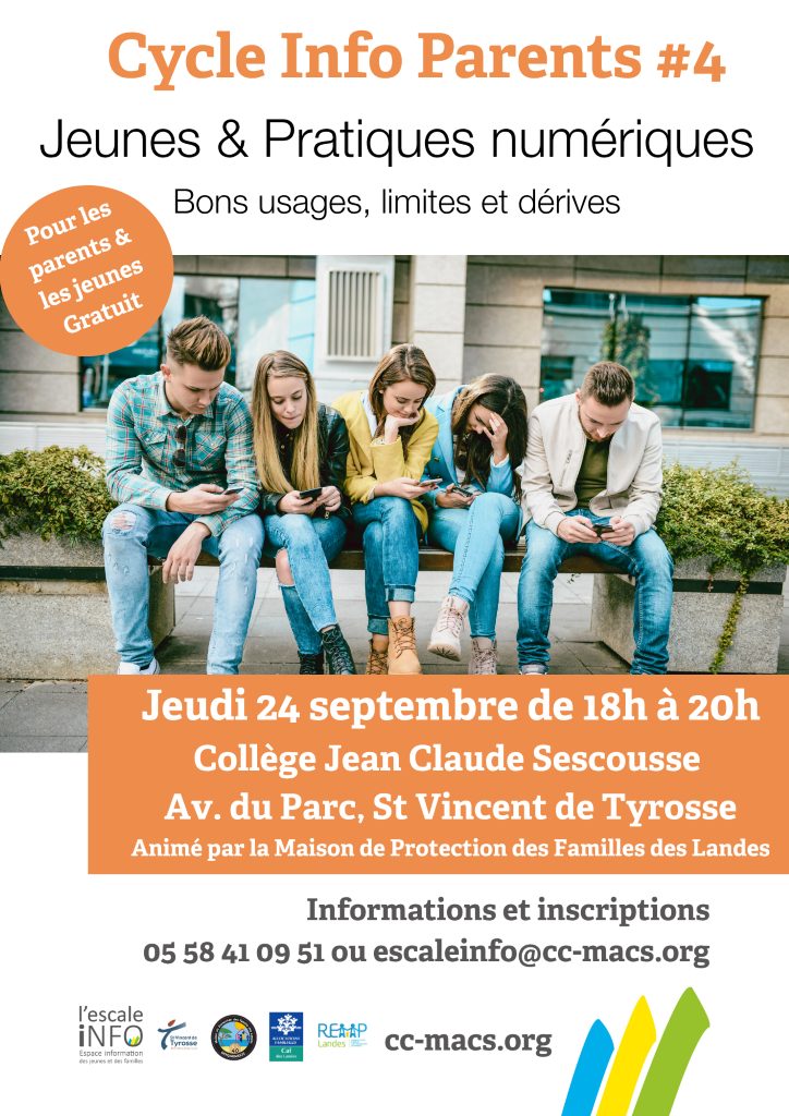 Cycle Info Parents #4 « Jeunes & pratiques numériques » - ANNULE