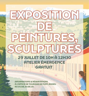 EXPOSITION DE PEINTURES SCULPTURES - MERCREDI 29 JUILLET
