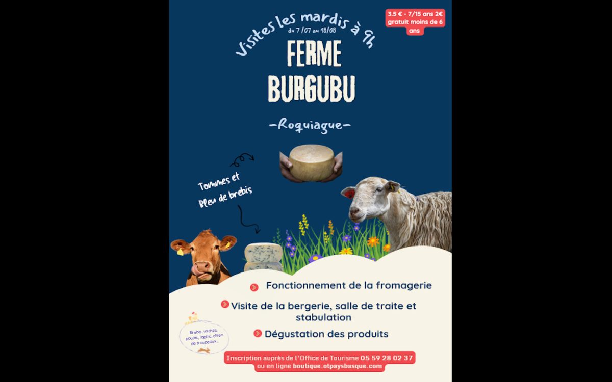 Visite de la ferme Burgubu