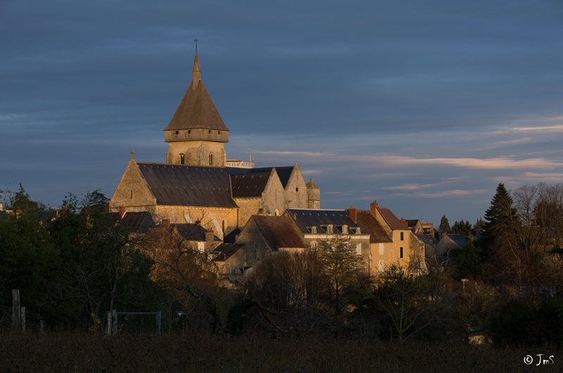 Eglise médiévale et village médiéval de Saint-Marcel
