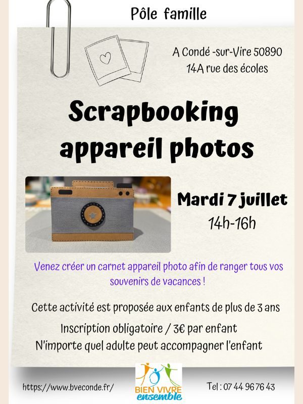 Scrapbooking appareil photo