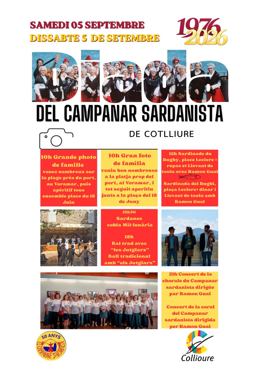 DIADA CATALANA PAR LE CAMPANAR  SARDANISTA