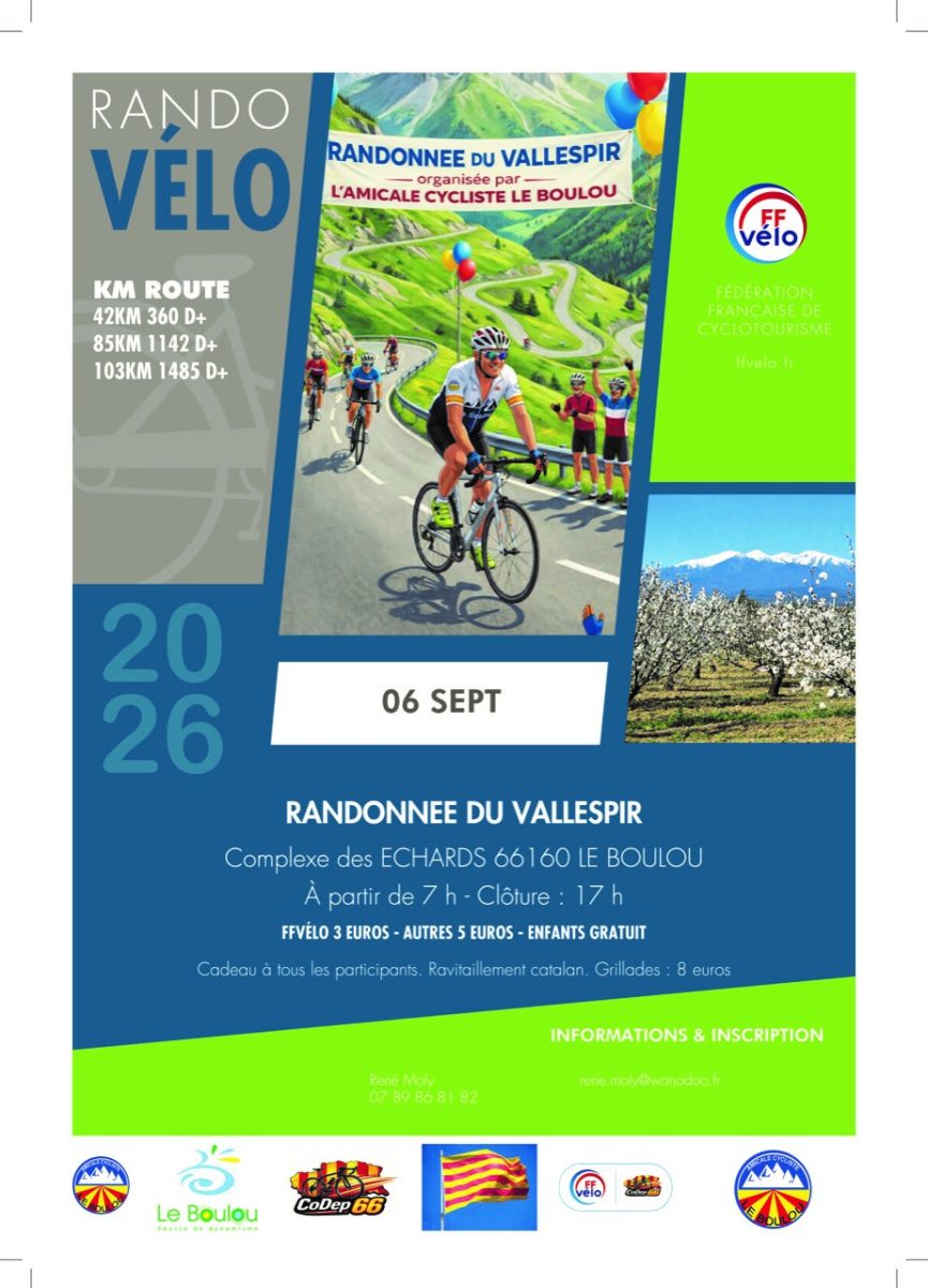 RANDONNÉE DU VALLESPIR AVEC L’AMICALE CYCLISTE