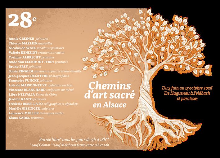 Chemins d'art sacré en Alsace - 28 ans d'art contemporain dans les églises