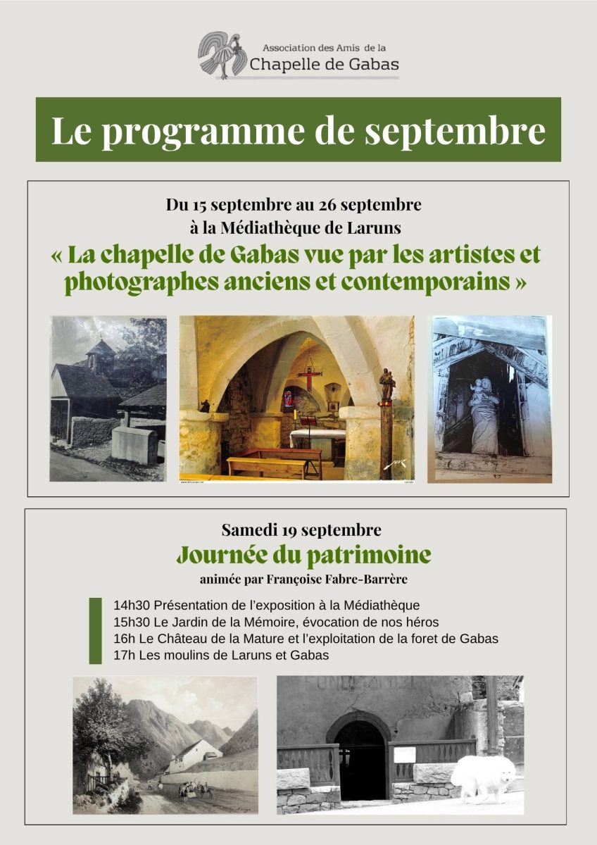 Exposition : La Chapelle de Gabas vue par les artistes peintres et photographes anciens et contemporains