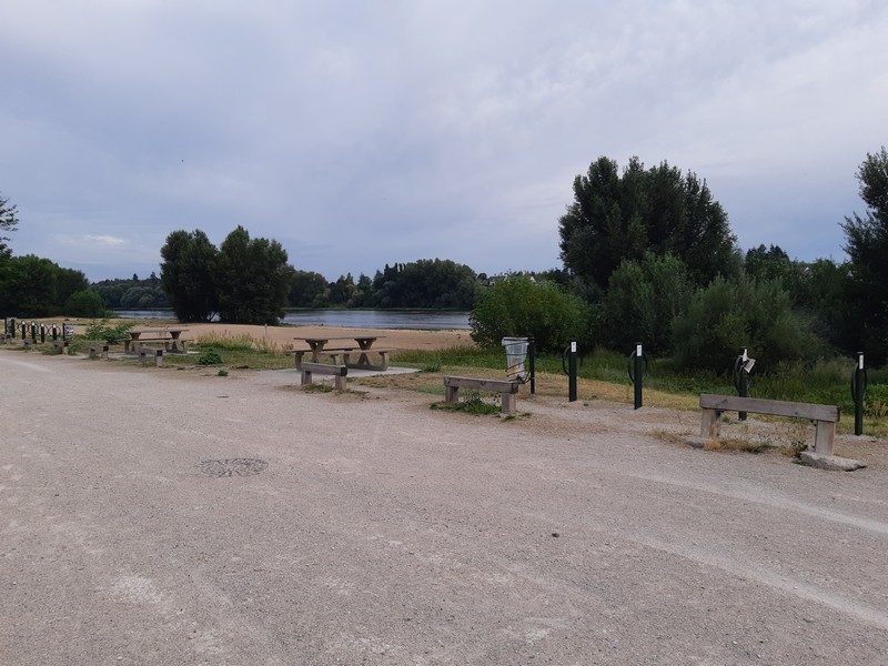 Aire de pique-nique en bord de Loire de Jargeau
