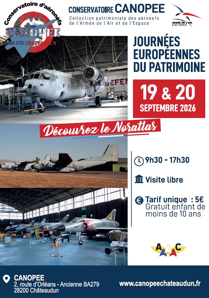 Visite du conservatoire aéronautique CANOPEE