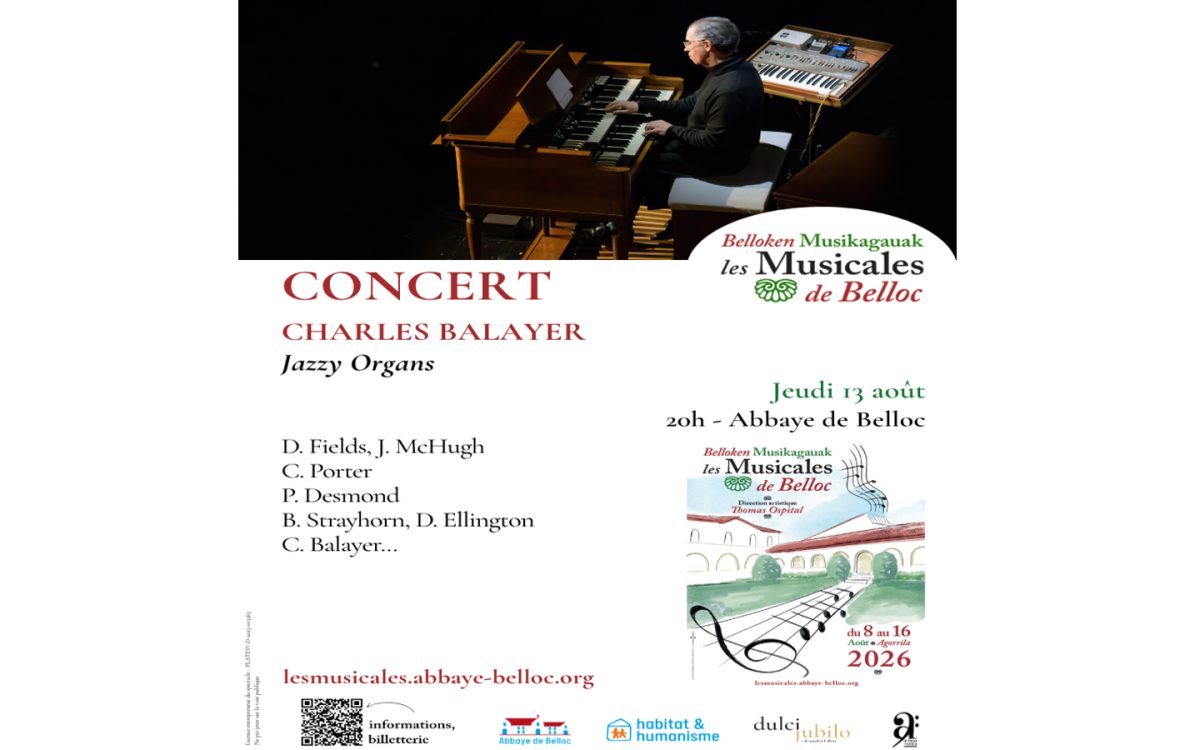 Les musicales de Belloc : Concert Jazzy Organs