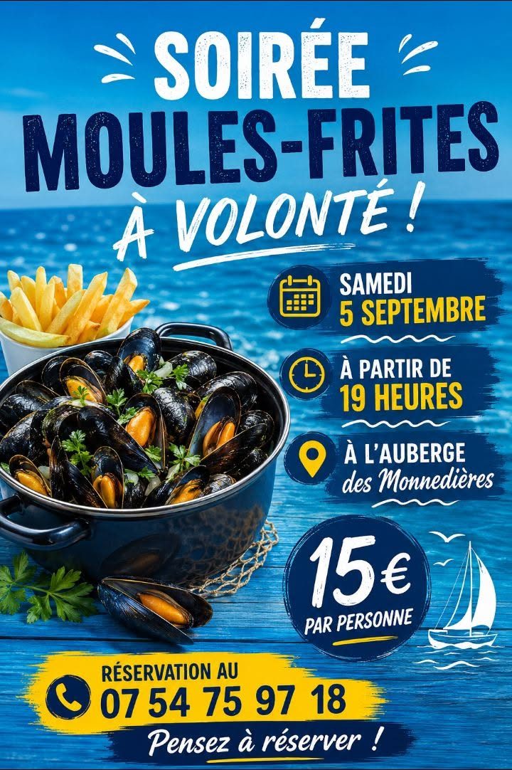Soirée Moules-Frites