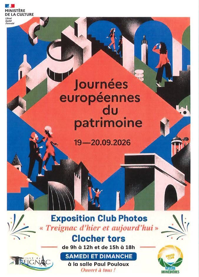 Journées du Patrimoine : Exposition Treignac d'hier et d'aujourd'hui