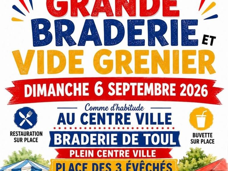 Grande braderie et vide-grenier de Toul