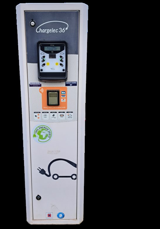 Borne de charge électrique pour véhicule