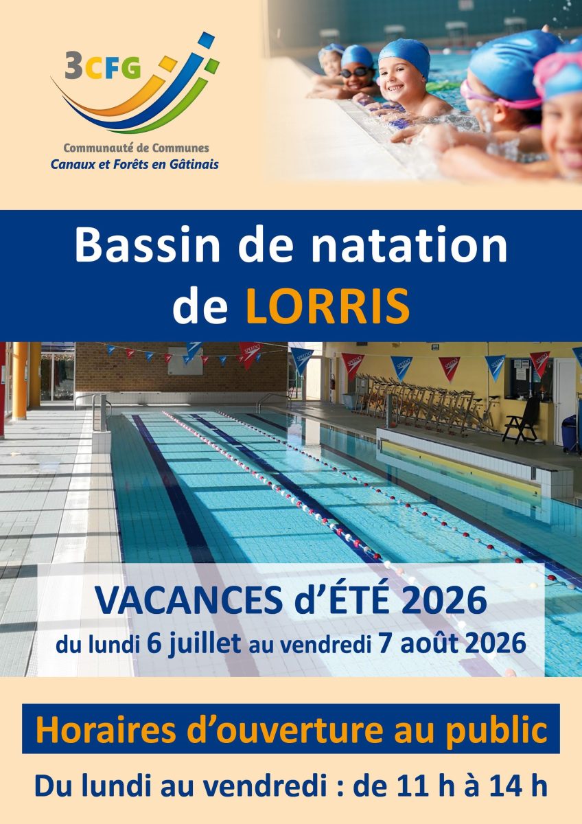 Ouverture estivale piscine de Lorris