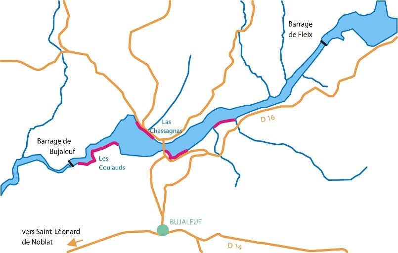 Parcours  Pêche à la Carpe de Nuit