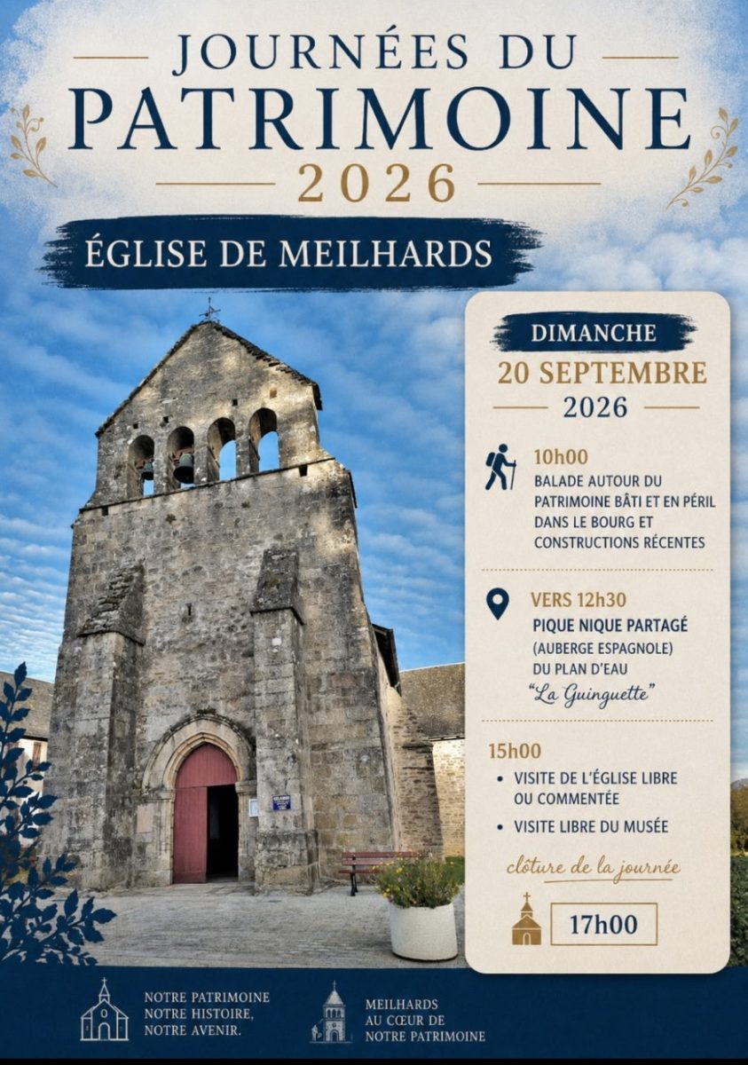 Journées du Patrimoine à Meilhards