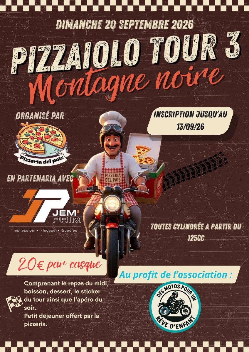 PIZZAIOLO TOUR 3 - MONTAGNE NOIRE