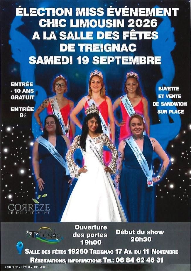 Election Miss Evènement Chic Limousin 2026