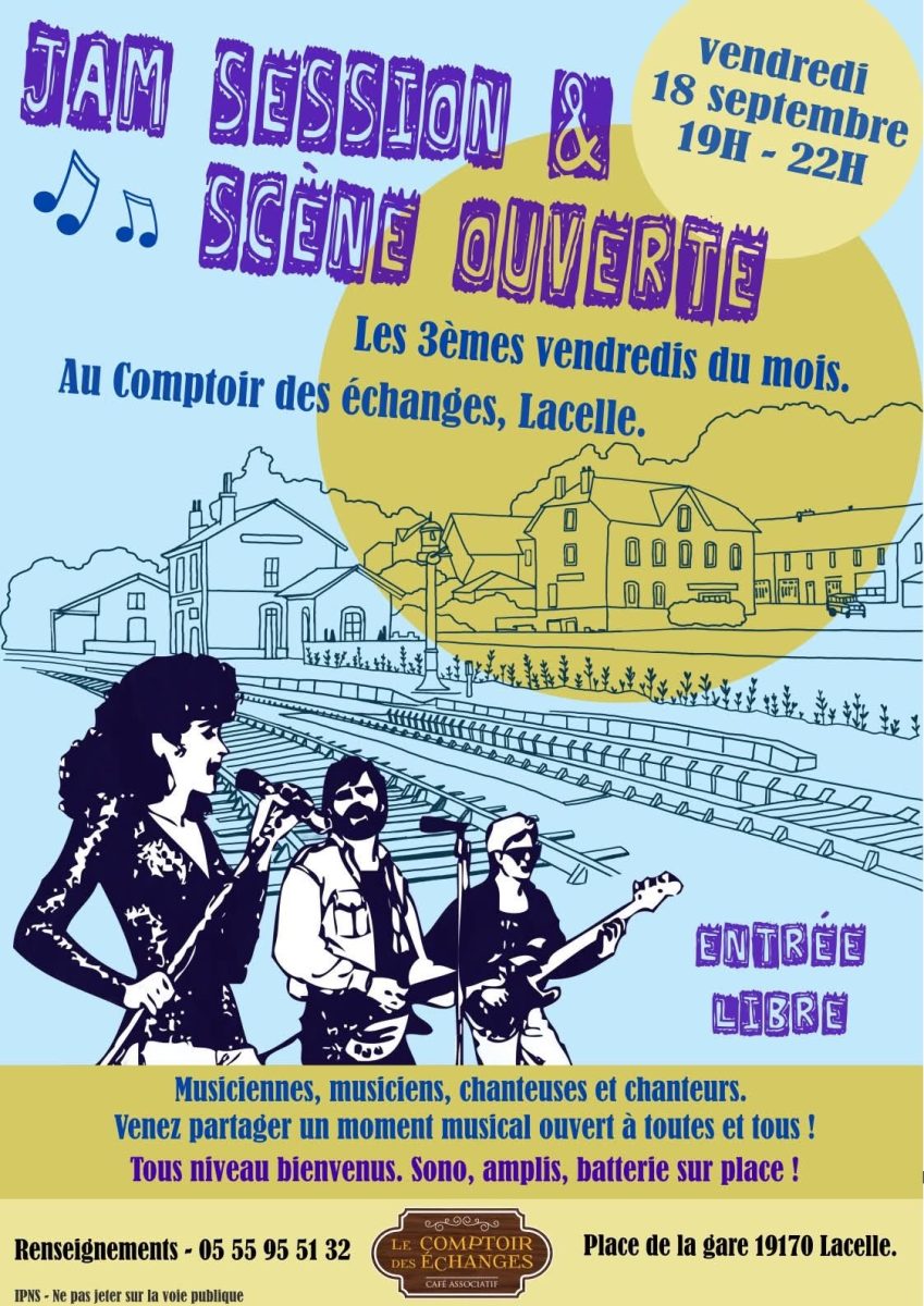 Le Comptoir des Echanges : Jam session & scène ouverte
