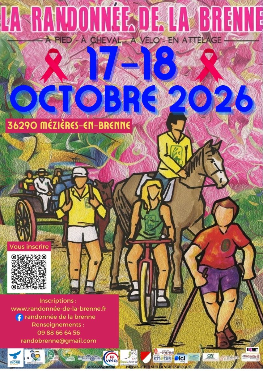Randonnée de la Brenne et octobre rose