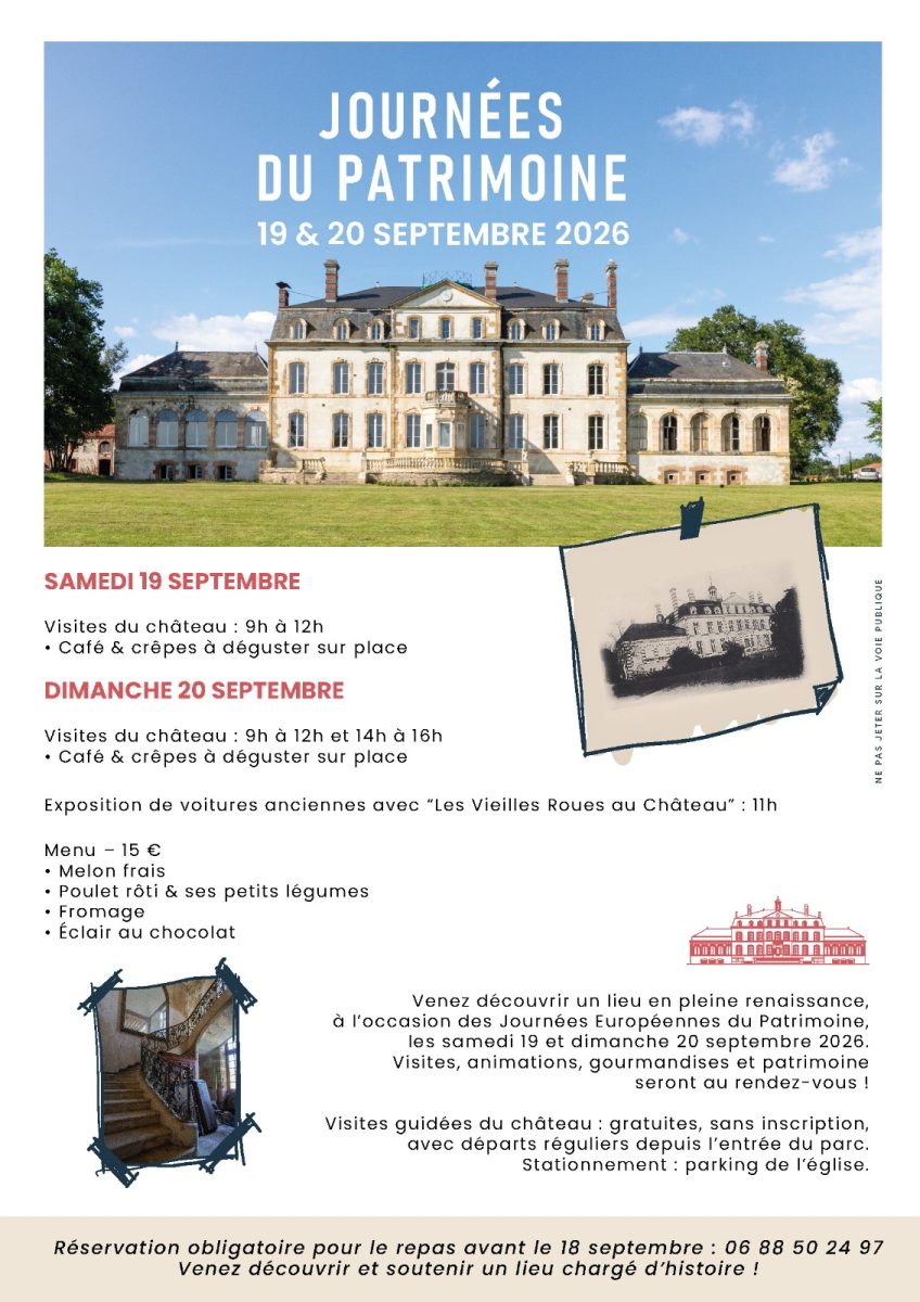 Journées du Patrimoine au château de Le Vignau