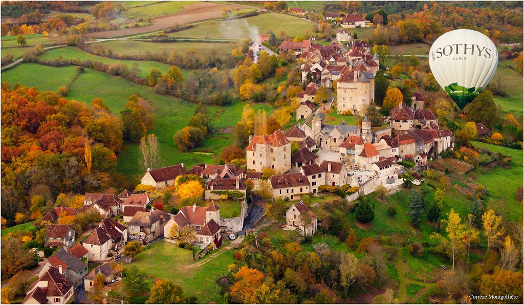 Site d'envol de Corrèze Montgolfière à Curemonte et sa région