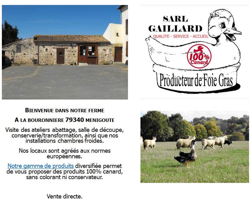 SARL GAILLARD