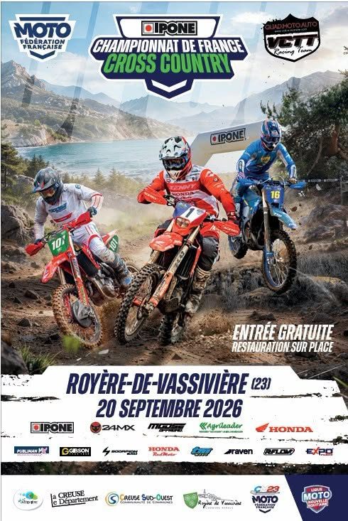 GRANDE FINALE DU CHAMPIONNAT DE FRANCE DE CROSS-COUNTRY IPONE 2026