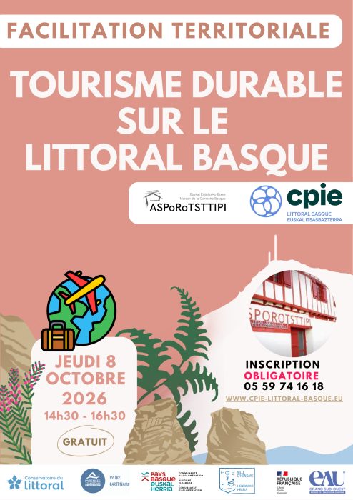 Tourisme nature, tourisme durable sur le littoral basque.