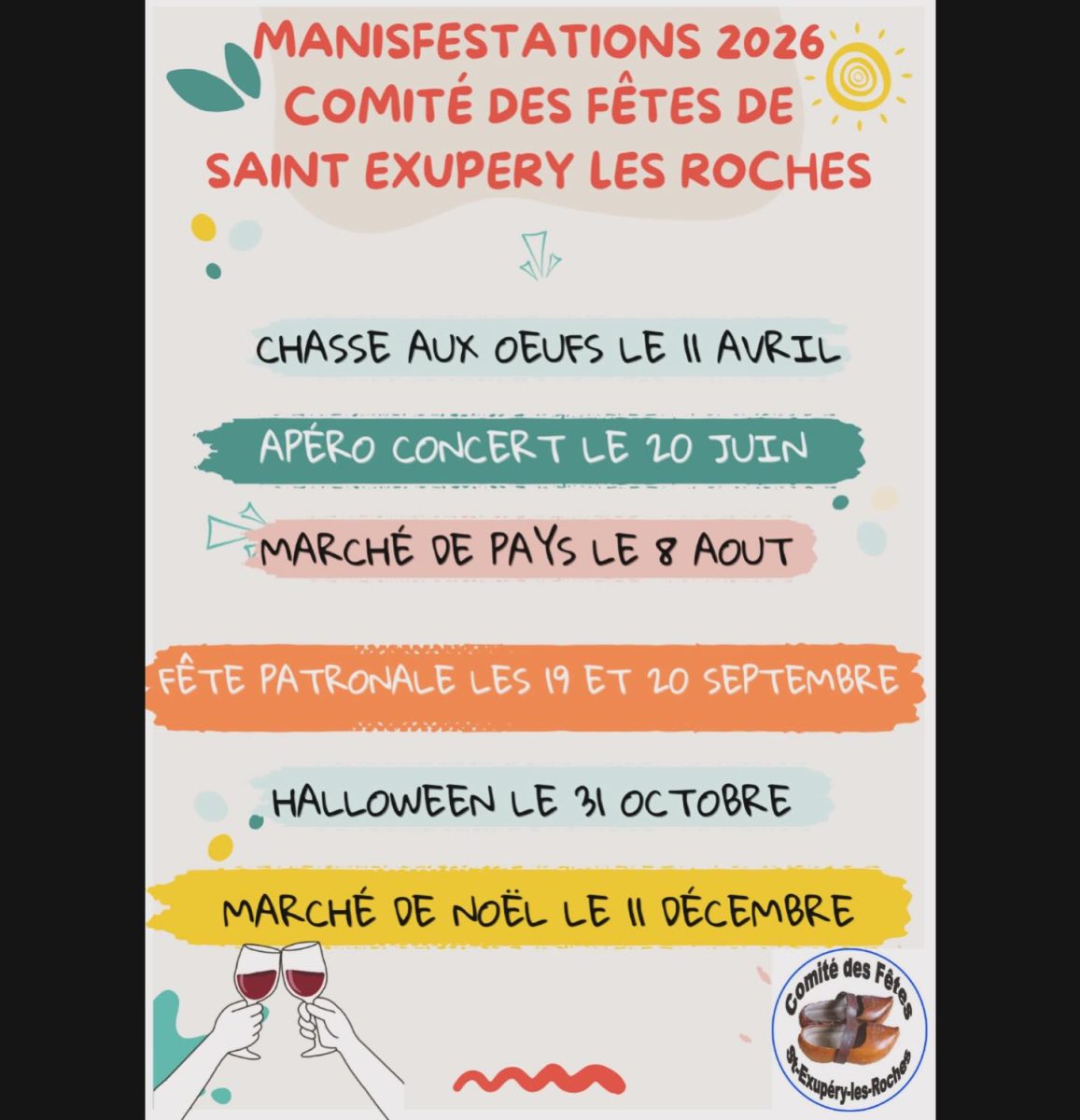 Marché d'été à Saint-Exupéry les Roches