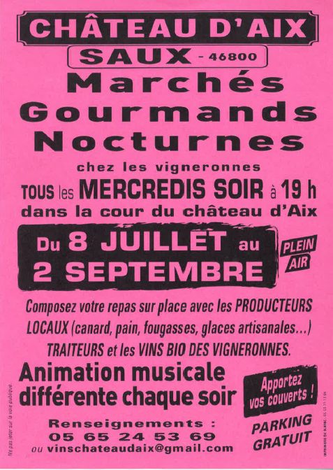 Soirée Marché de producteurs et concert 