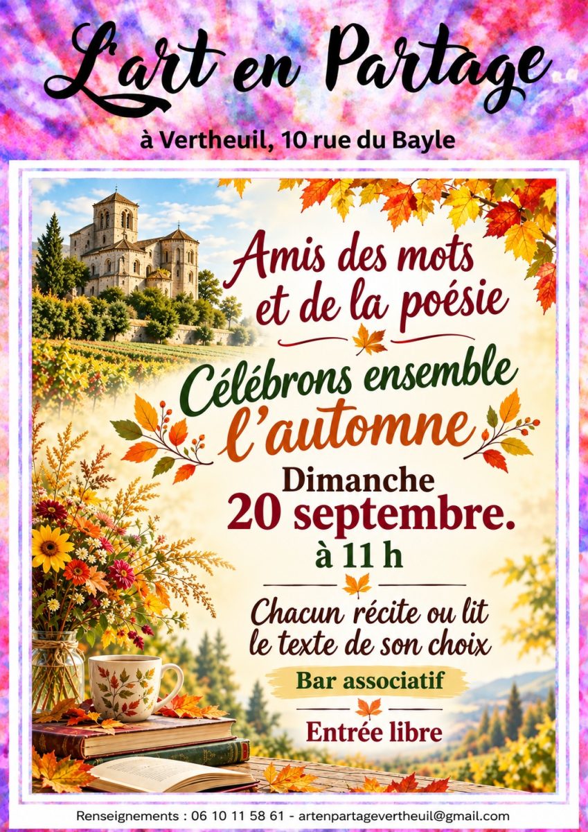 Fêtons l'automne à l'Art en Partage