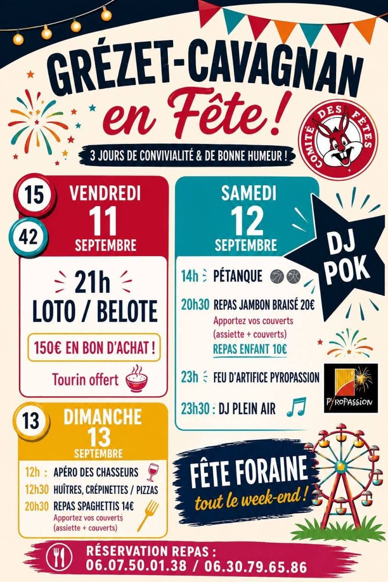 Grezet-cavagnan en fête