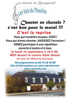 Reprise des répétitions des Voix du Thaurion