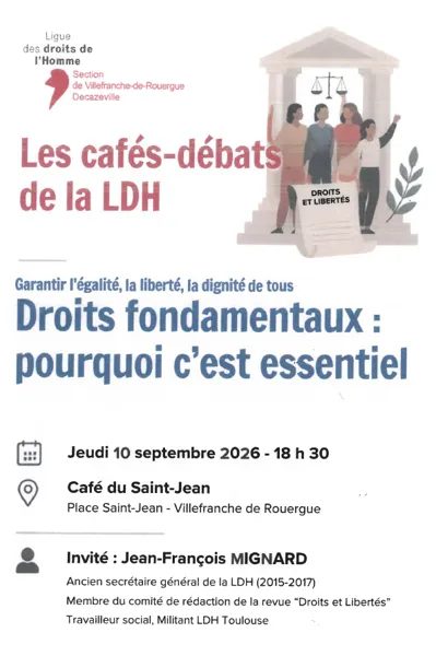Les cafés-débats de la Ligue des Droits de l'Homme
