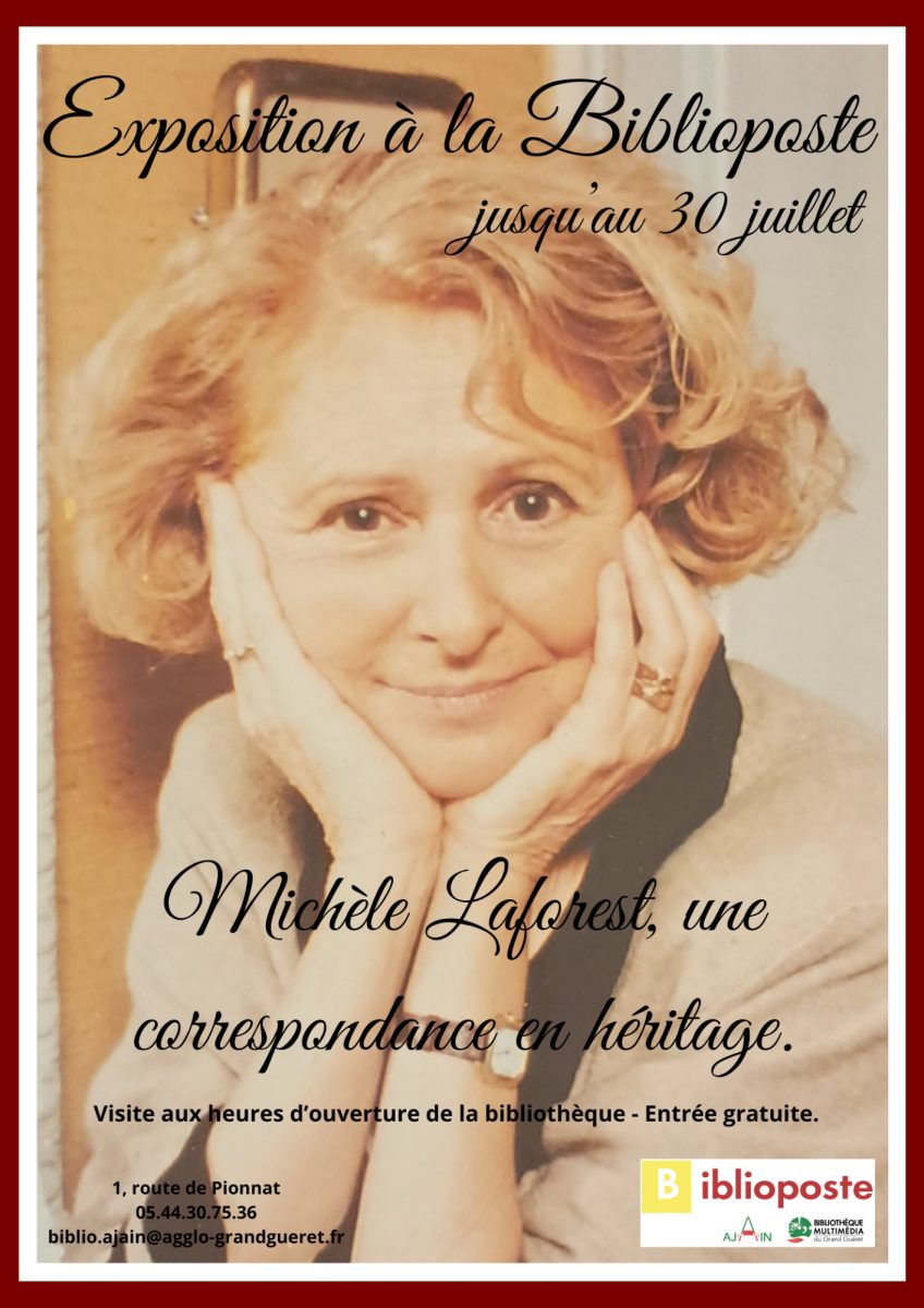 Exposition "Michèle Laforest, une correspondance en héritage"