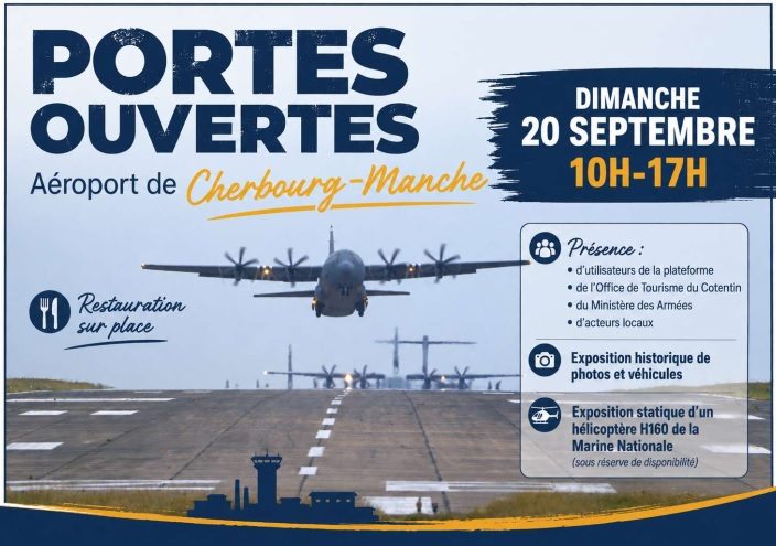 COMPLET - Journées Européennes du Patrimoine > Portes ouvertes de l'Aéroport de Cherbourg-Manche
