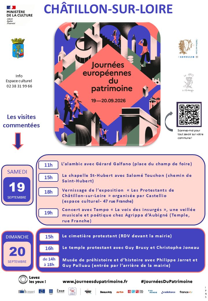Journées Européennes du Patrimoine : visite du Musée de Préhistoire et d'Histoire