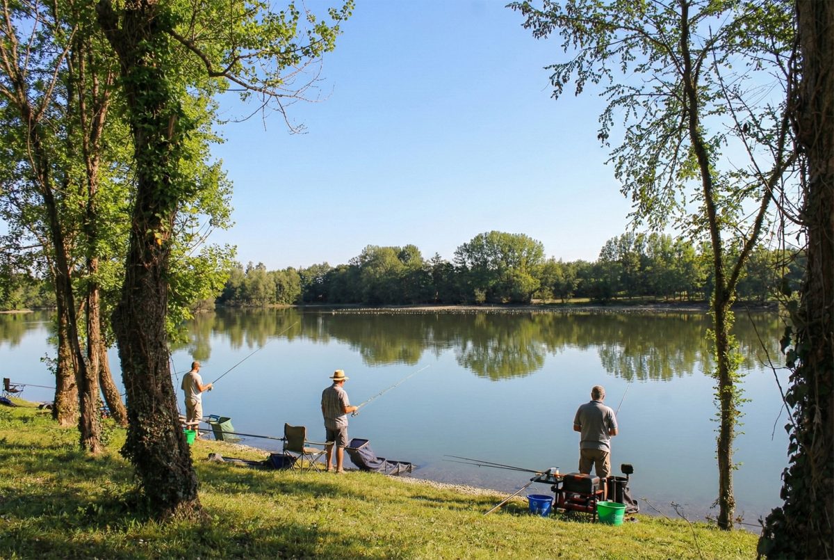 Lac de la base de loisirs Orthez-Biron