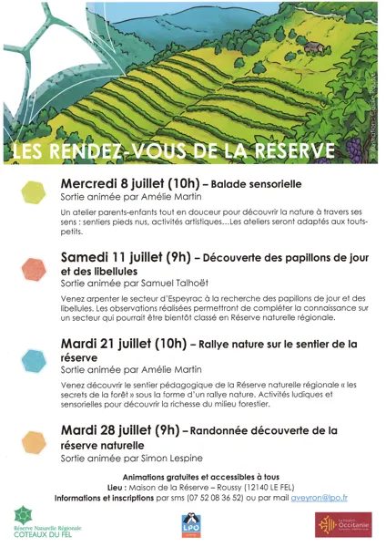Randonnée pour découvrir la Réserve Naturelle